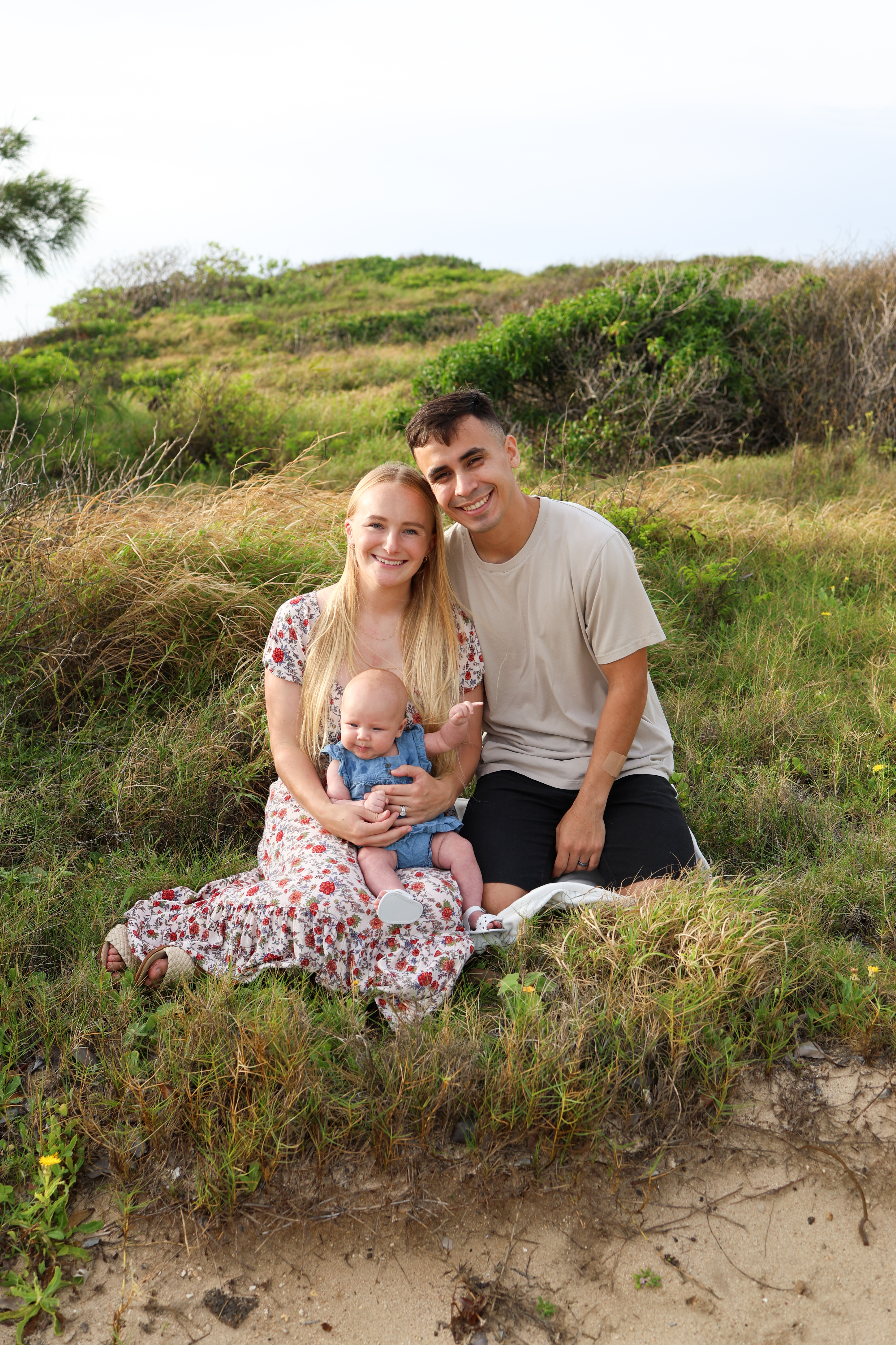 Authentic moment during Hawaii photo session