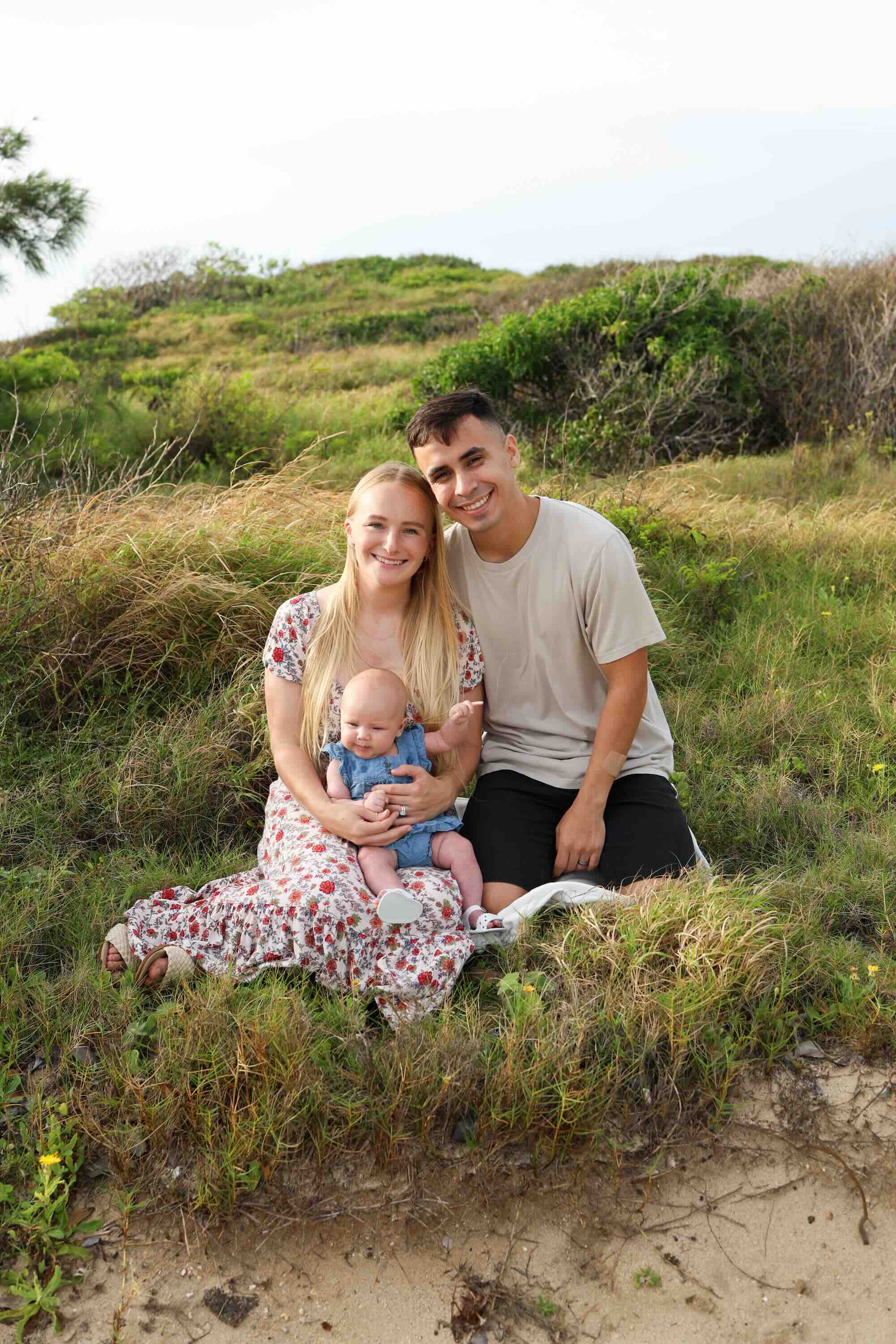 Authentic moment during Hawaii photo session